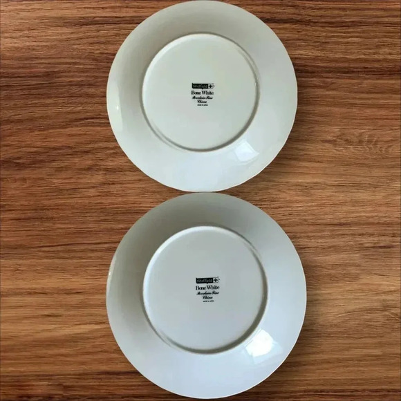 Sheffield Vintage Bone White Porcelain Fine China Dinner Plate 2 Pieces 10.25" - Picture 2 of 8